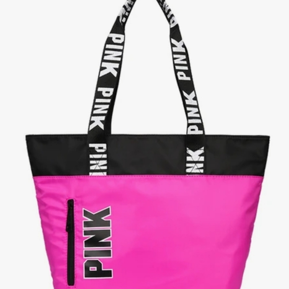 NWT PINK Victoria's Secret PINK Shoulder Tote Reusable Shopping - Picture 6 of 6